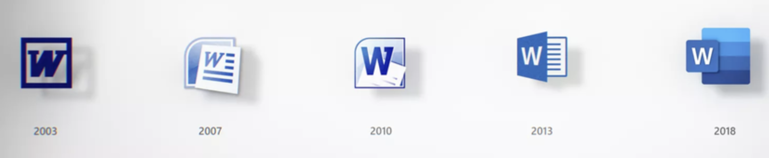 Evolving MS Word Icon